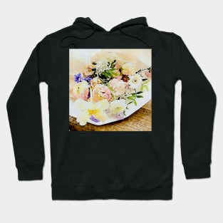 a beautiful bouquet of flowers(watercolor) Hoodie